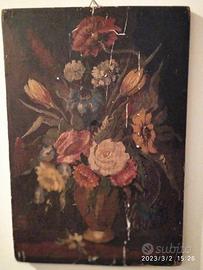 Quadretti di legno dipinti a mano antichi