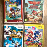 Giochi WII con Super Mario, Sonic e Rayman