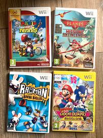 Giochi WII con Super Mario, Sonic e Rayman