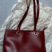 Borsa Pollini in pelle bordeaux