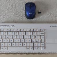 Tastiera e mouse wireless usb