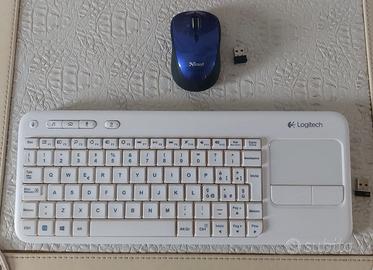 Tastiera e mouse wireless usb