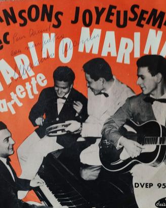 MARINO MARINI RARO EP FRANCESE 45 GIRI AUTOGRAFO