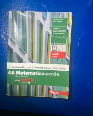 Libro Matematica.verde quarto anno informatica