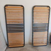 Coppia di reti con doghe ammortizzate