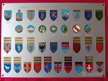 TARGA DISTINTIVI - REPARTI " GUARDIA DI FINANZA "