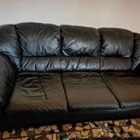 Salotto in vera pelle