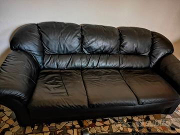 Salotto in vera pelle