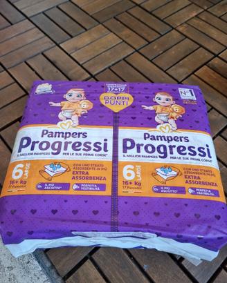 Pannolini pampers progressi