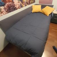 divano letto singolo imbottito lavabile - Samoa