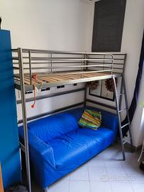 Letto singolo soppalco Svarta Ikea