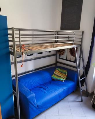 Letto singolo soppalco Svarta Ikea