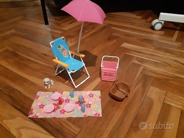 Pic nic in spiaggia di Barbie