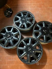 Cerchi mini cooper 15 pollici con coperchietti