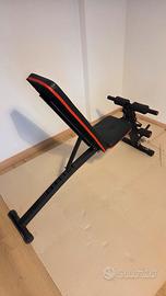 panca da allenamento richiudibile con tappeto