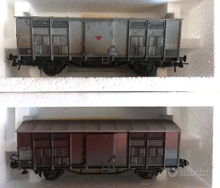 Roco carri chiusi FS sporcati - Treni