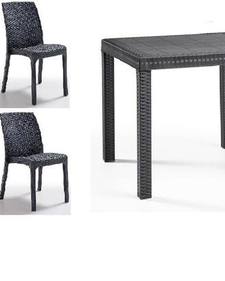 Tavoli e Sedie Esterno Ristorante Bar Set Cod81E