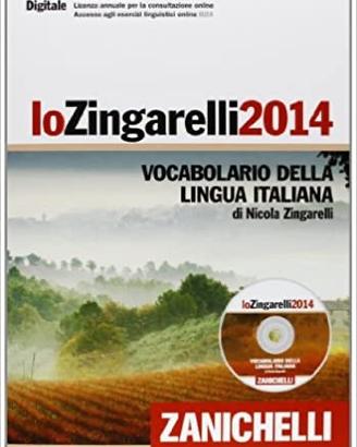 Lo Zingarelli2014 Vocabulario della Linga Italiana