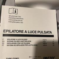Epilatore a luce pulsata