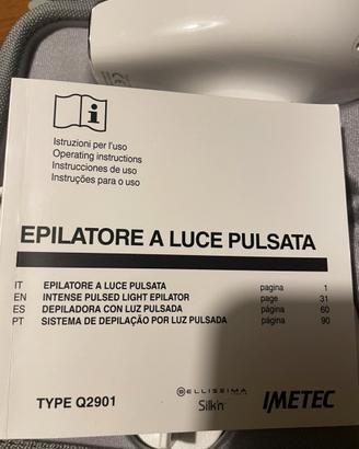 Epilatore a luce pulsata