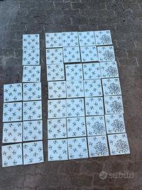 Piastrelle Ceramica Vintage Valentino Motivo Fiori