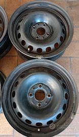Coppia cerchi in ferro Fiat-Lancia R14
