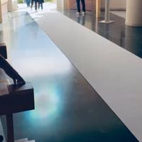 Tappeto bianco matrimonio