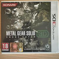 "Metal Gear Solid Snake Eater 3D"  Nintendo 3ds