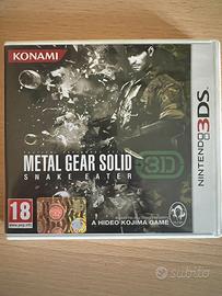 "Metal Gear Solid Snake Eater 3D"  Nintendo 3ds