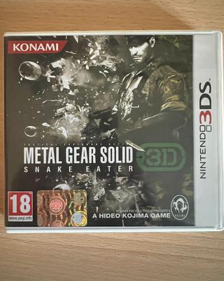 "Metal Gear Solid Snake Eater 3D"  Nintendo 3ds