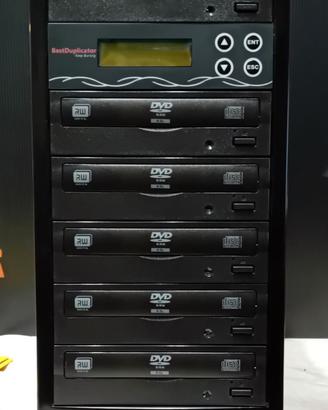 Masterizzatore CD- DVD torre x 5 + stampante