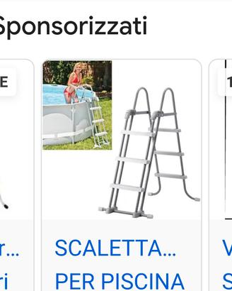 scaletta per piscina 