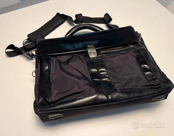 Borsa da lavoro Piquadro pelle e tessuto