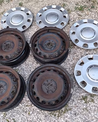 cerchi fiat alfa lancia 4x98 14 copricerchi 500