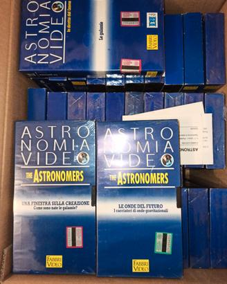 raccolta videocassette VHS asronomia