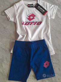 Completo Sportivo LOTTO  T-shirt + Ciclista 3/7 y