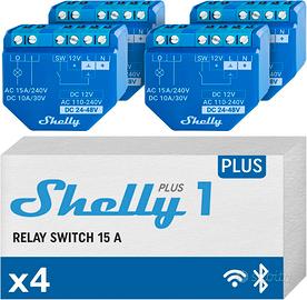 Shelly Plus 1, Interruttore Relè Intelligente, WiF