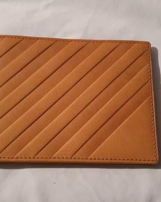 portafogli porta assegni pelle