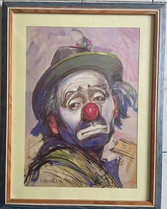Quadro – Clown malinconico