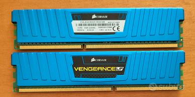 ram ddr3 8GB 2x4GB corsair vengeance low profile