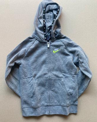 Felpa nike con zip età 5/6 anni