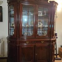 Mobile vetrina legno e vetro da soggiorno