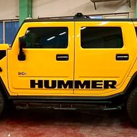 Hummer h2 giallo