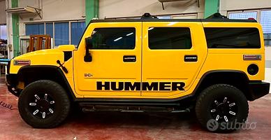 Hummer h2 giallo