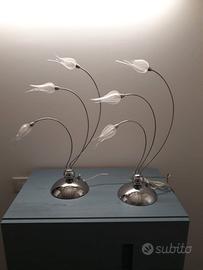 2 lampade da tavolo/comodino Aureliano Toso