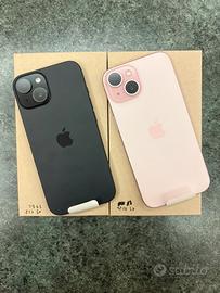 IPhone 15 128 Gb NERO / ROSA  NUOVO MAI USATO orig