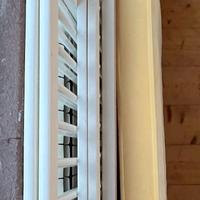 Lettino bianco in legno ikea 60x120 + materasso