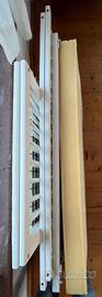 Lettino bianco in legno ikea 60x120 + materasso