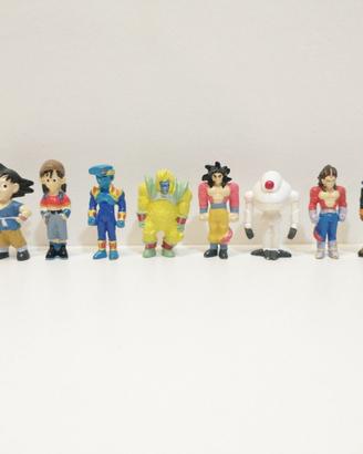 x 8 pz personaggi dragonball gt ovetti sorpresine