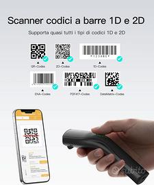 QR code scanner senza fili